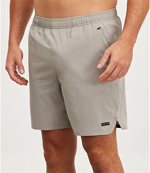 Bermuda Esportiva Com Textura Bolsos E Refletivos Laterais Cinza