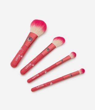 Kit com 4 Pinceis Multifuncionais de Maquiagem Alchemia Color