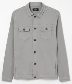 Jaqueta Trucker em Sarja