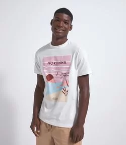 Camiseta com Estampa Noronha