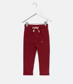 Calça Infantil Moletom Mescla - Tam 1 a 5 anos