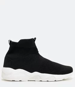 Tênis Knit Cano Médio