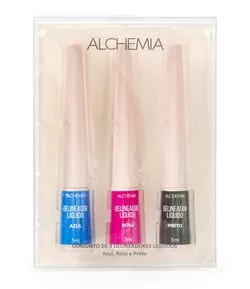 Conjunto de 3 Delineadores Líquidos Alchemia