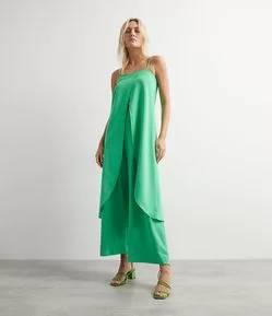 Blusa Túnica Alongada em Viscose com Abertuta Frontal