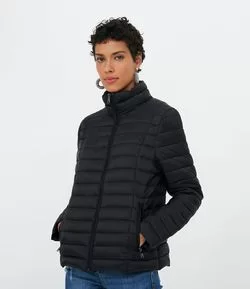 Jaqueta Bomber Ultra Leve em Poliamida com Gomos