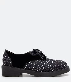 Sapato Oxford com Poá Insecta