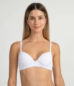 Sutiã Base Básico em Microfibra com Bojo Oco