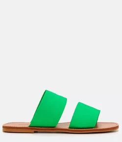 Sandália Rasteira com Duas Tiras