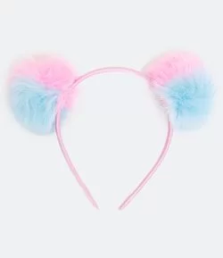 Tiara Infantil com Pompom
