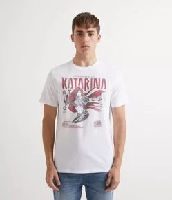 Camiseta Manga Curta Katarina LOL