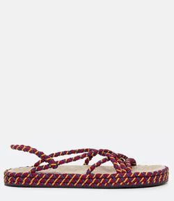 Sandália Rasteira Satinato