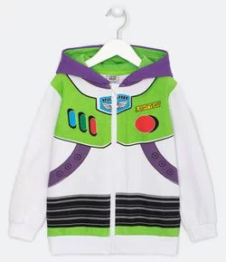 Jaqueta Infantil em Fleece Estampa Buzz Toy Story - Tam 1 a 5 anos