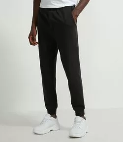 Calça Jogger Moletom Sarjada