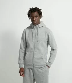 Casaco Esportivo em Moletom 