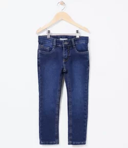Calça Skinny Infantil em Jeans Comfy - Tam 4 a 14 anos