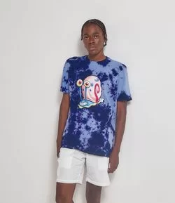 Camiseta Tie Dye Estampa Gary