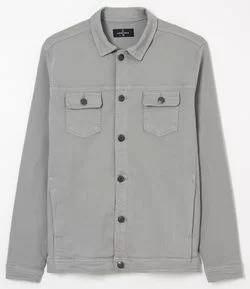 Jaqueta Trucker em Sarja