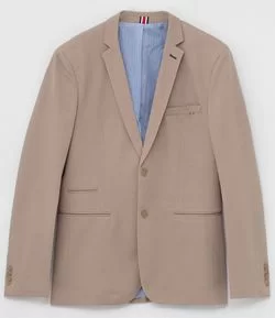 Blazer Slim Texturizado em Poliviscose