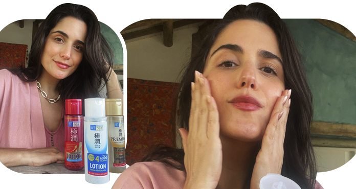 A jornalista de beleza Luiza Souza fala da skincare da Hada Labo