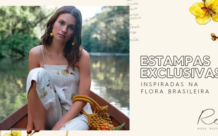 Estampas exclusivas inspiradas na flora brasileira