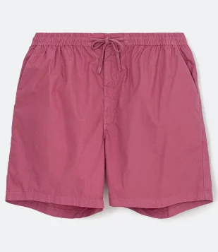 BERMUDA EM SARJA COM CORDÃO ROSA