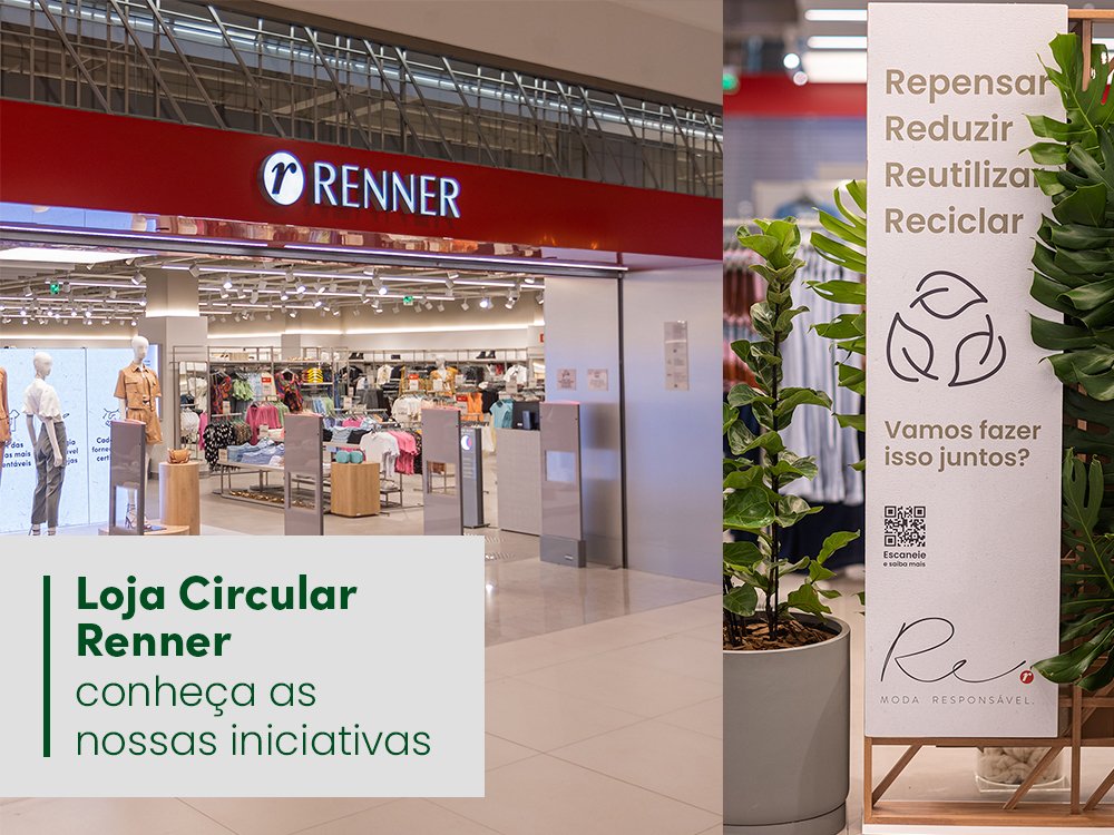 Fachada lojas renner