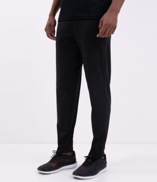  Calça Esportiva Helance com Faixa Lateral Preto 