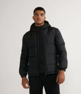 JAQUETA ESPORTIVA COM BOLSOS COM ZÍPER PRETO