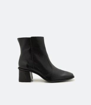 BOTA SALTO BLOCO COM CANO BAIXO PRETO