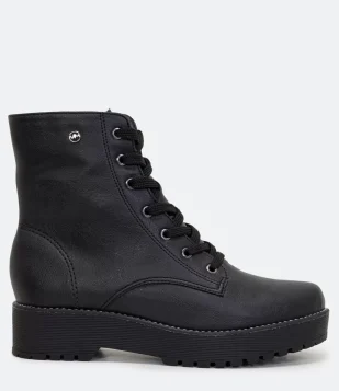 BOTA COTURNO COM SOLA TRATORADA VIA MARTE PRETO