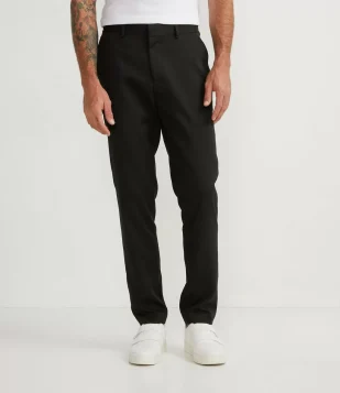 CALÇA SOCIAL EM POLIVISCOSE PRETO