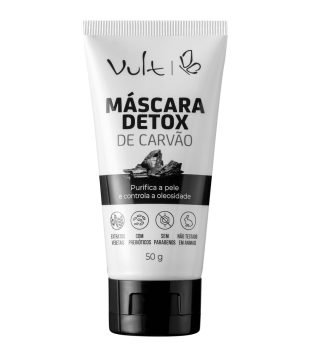 MÁSCARA FACIAL DE CARVÃO DETOX VULT 50G