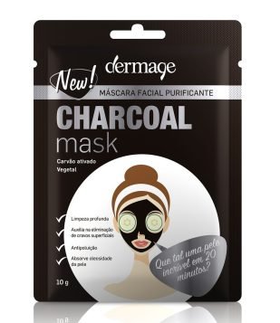 MÁSCARA FACIAL CHARCOAL DERMAGE 10G