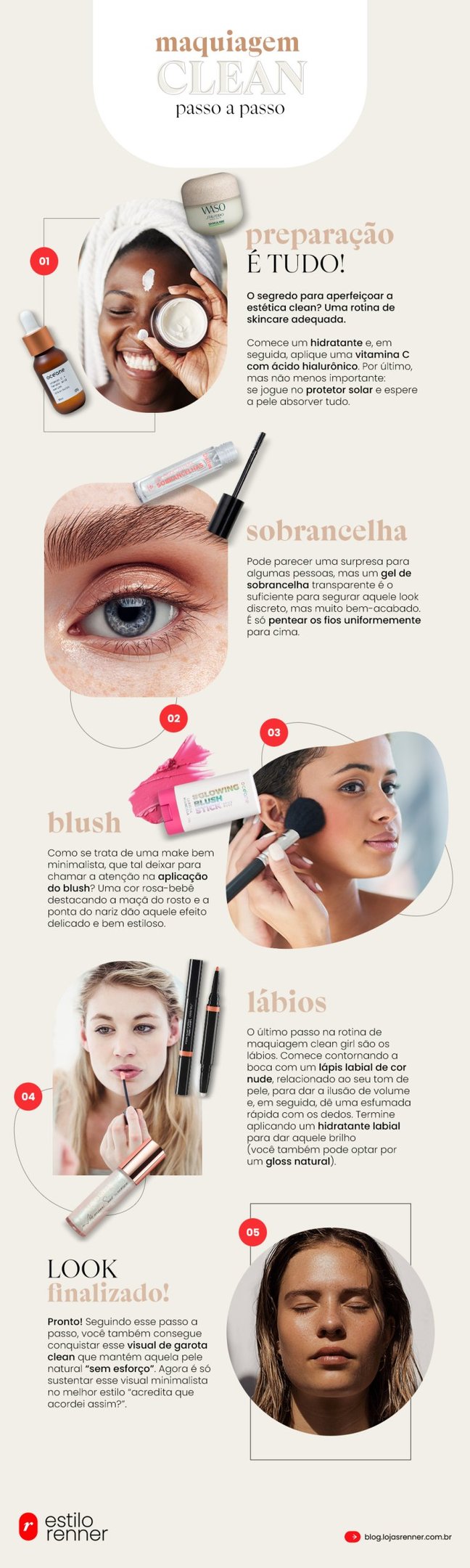 Tutorial de maquiagem clean: conheça os truques para um look