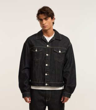 Jaqueta Overboxy em Jeans Preto
