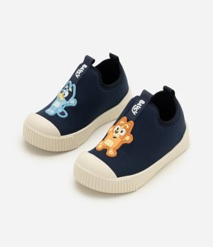 Tênis Infantil Calce Fácil Bluey e Bingo - Tam 20 ao 27 Azul