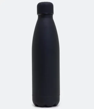GARRAFA TÉRMICA EM METAL FOSCA COM CAPACIDADE PARA 750ML PRETO