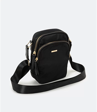 Bolsa Porta Celular com Bolso Frontal Preto