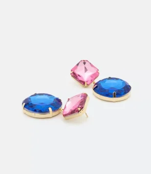 MAXI BRINCO COM CHATONS EM FORMATOS DIFERENTES ROSA