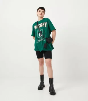 BERMUDA CICLISTA COM TEXTURA CANELADA PRETO