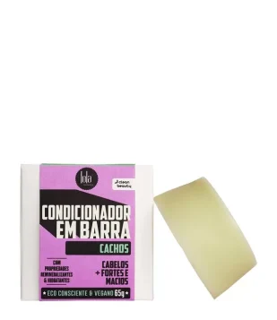 CONDICIONADOR EM BARRA PARA CABELOS CACHEADOS LOLA COSMETICS 65G