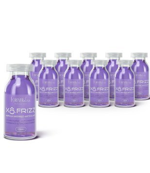 Kit Com 10 Ampolas Para Cabelo Xô Frizz Forever Liss ÚNICO