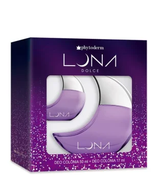 KIT COLÔNIA PHYTODERM LUNA DOLCE + MINIATURA DEO COLÔNIA LUNA DOLCE KIT
