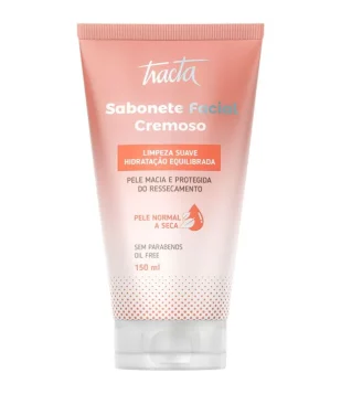 SABONETE FACIAL CREMOSO PARA PELE NORMAL A SECATRACTA 150ML