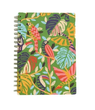 CADERNO UNIVERSITARIO FARM BOSQUE DOS PASSAROS 349600 Verde