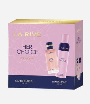 Kit Perfume La Rive Her Choice Eau de Toilette Feminino 100ml + Desodorante 150ml KIT