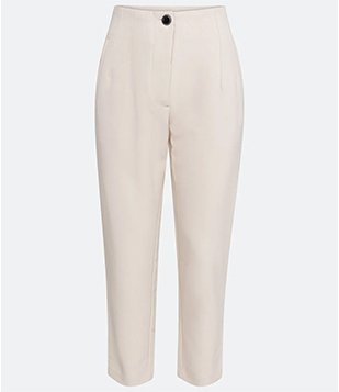 CALÇA CENOURA EM ALFAIATARIA BRANCO