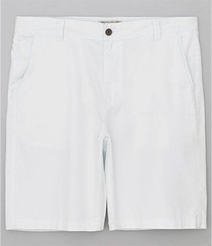 BERMUDA RETA BÁSICA EM SARJA COM BOLSOS BRANCO - MASCULINO 