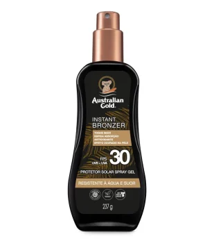 Bronzeador Australian Gold Gel Spray Instant Bronzer FPS 30 237ml