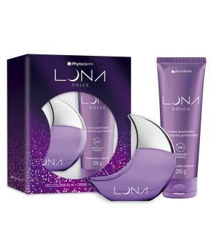 Kit Colônia Phytoderm Luna Dolce 50ml + Creme Acetinado 200g KIT